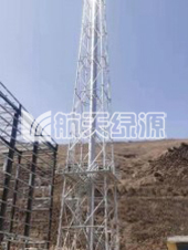山西興縣50米塔架不銹鋼煙囪項目（口徑DN800mm，高度50m)